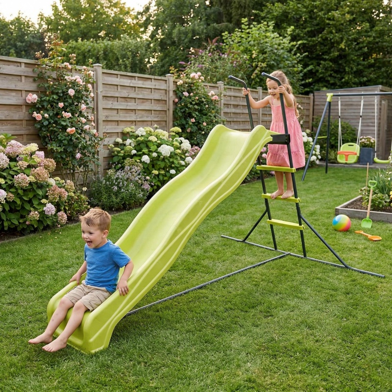 Play Kids Outdoor - Outdoor 2.2M Freestanding Slide Large Slide
