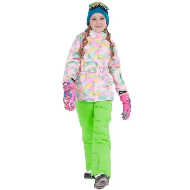 Kids Outdoor Overalls - Thicken Snowboard Overall Winter Outdoor Pant