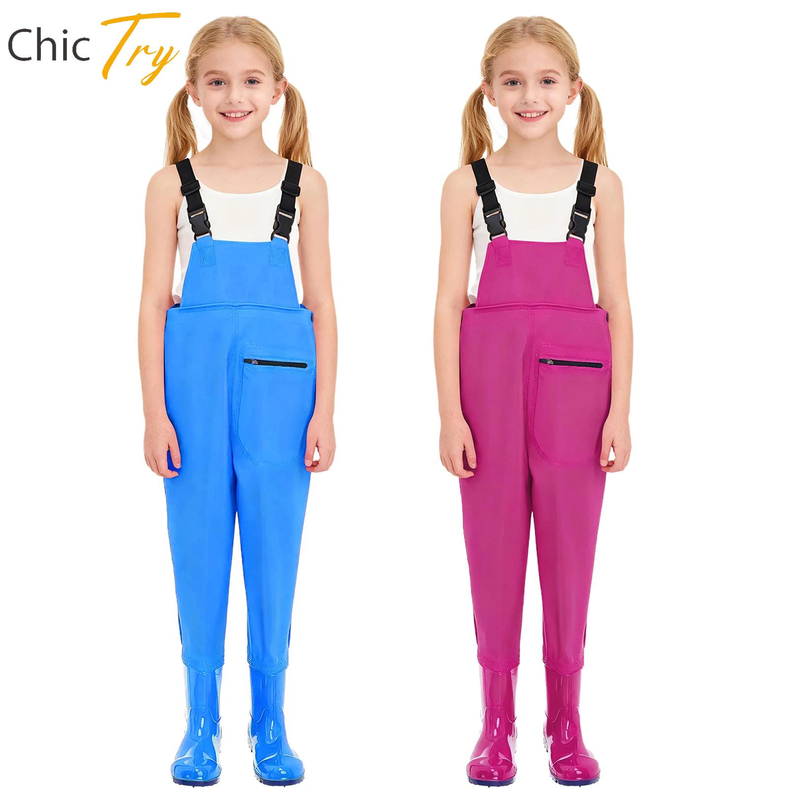 Kids Outdoor Overalls - Unisex Kids Outdoor Sports Overalls Fishing