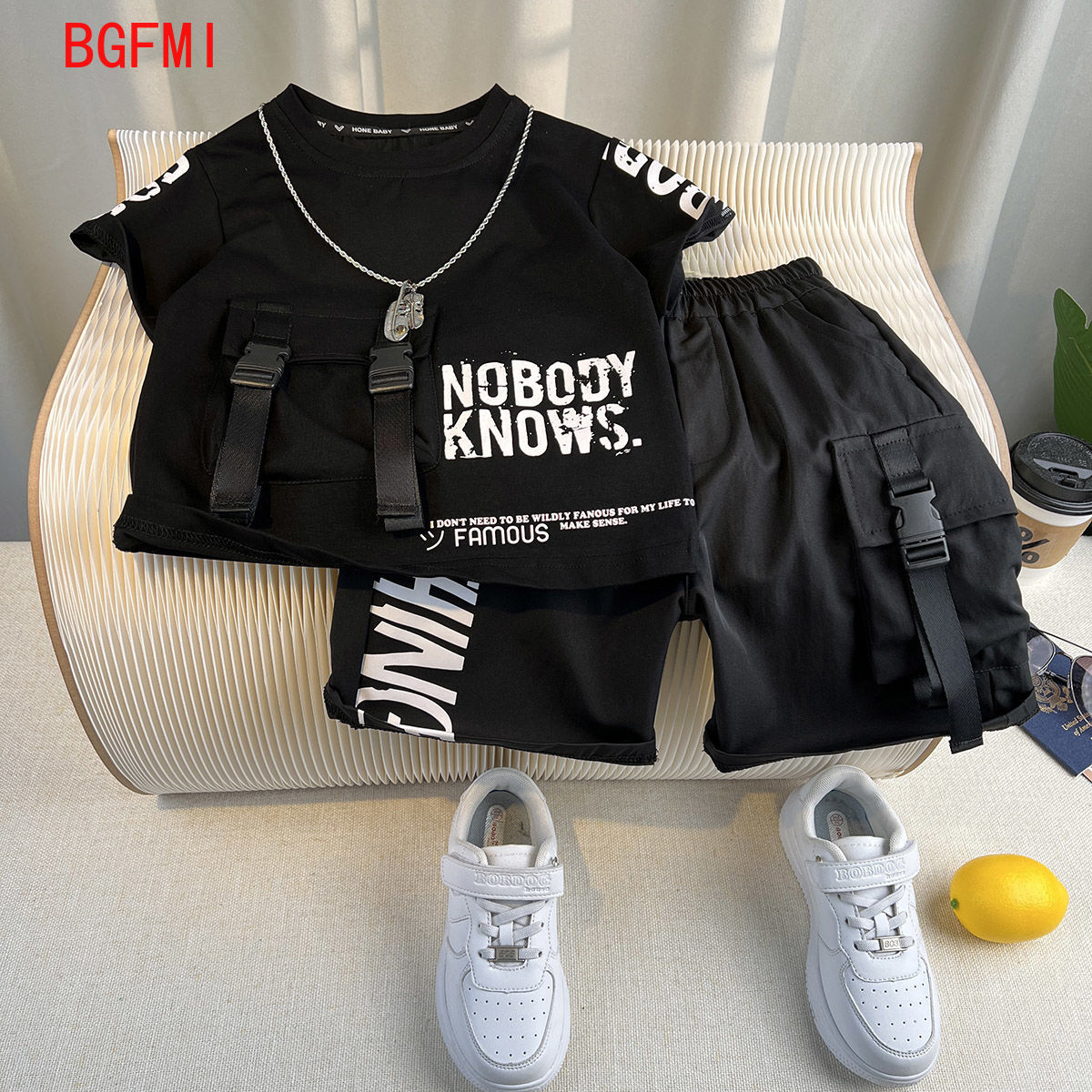Kids Outdoor Overalls - Baby Boy Clothes Set Summer Korean
