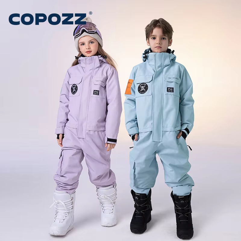 Kids Outdoor Overalls - COPOZZ Children Snowsuit Kids Ski Suits