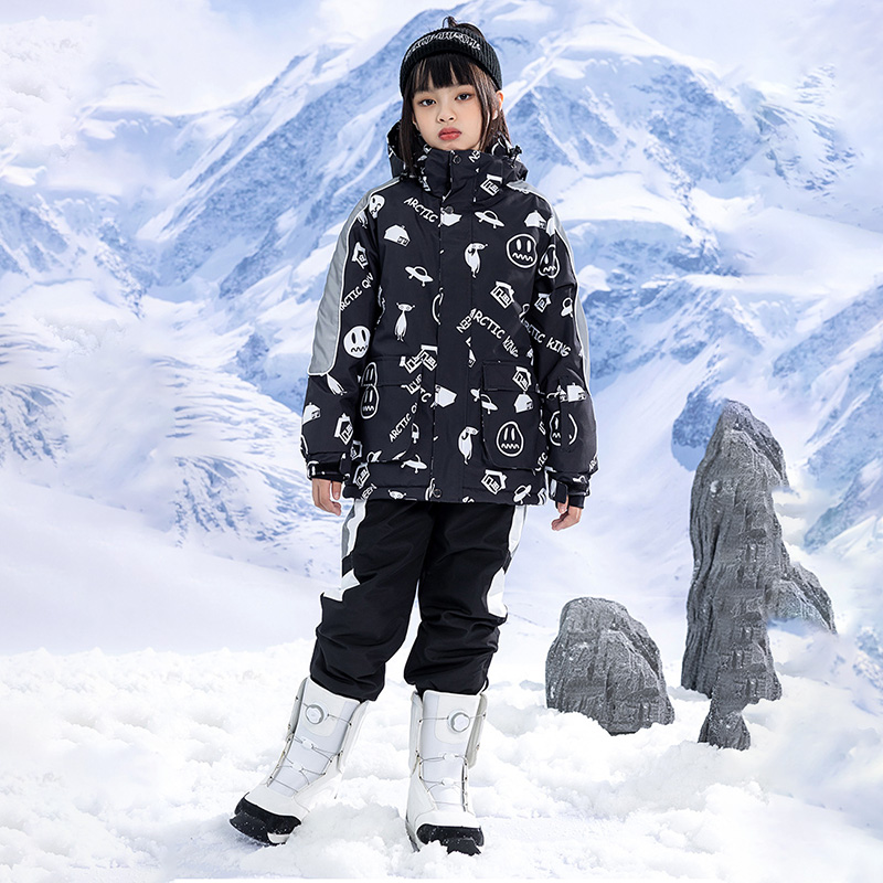 Kids Outdoor Overalls - 2025Winter Children Boys Girls Skiing Clothes