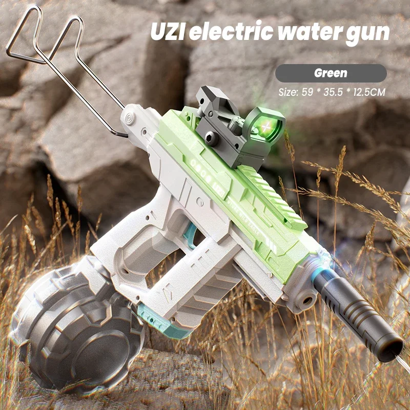 Play Kids Outdoor - Electric UZI Space Water Gun Hand