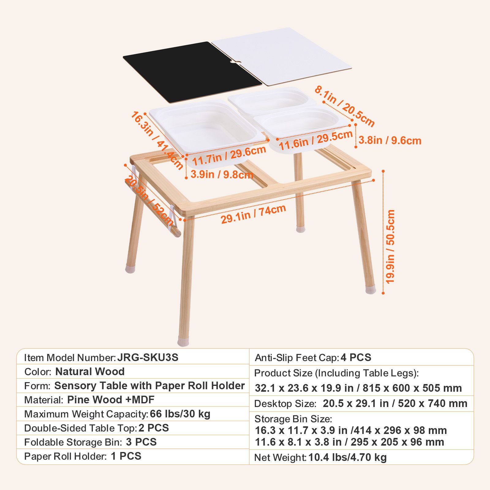 Sensory Table for Toddlers, Ki - огляд і ціна Kids Outdoor Sensory Table