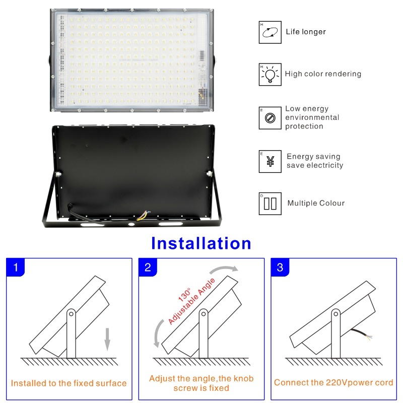 1/2/3PCS 110V 220V Led Flood L - огляд і ціна Balance Beam Outdoor