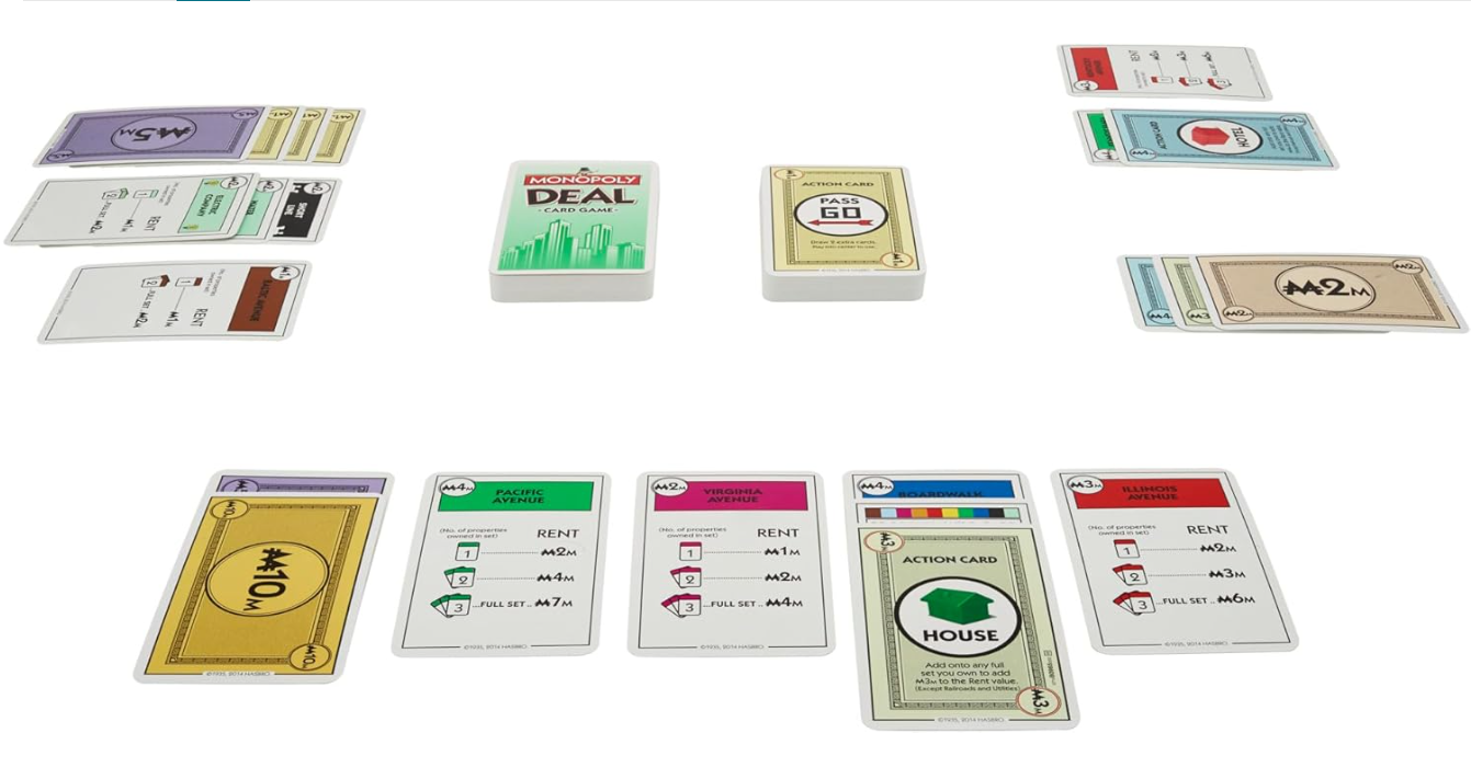 Hasbro Monopoly Deal Card Game - огляд і ціна Hasbro Game Monopoly