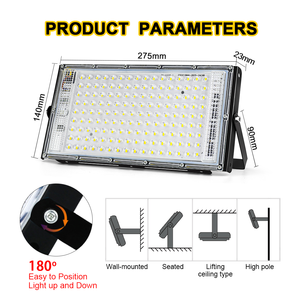 50W 100W 150W Led Flood Light  - огляд і ціна Balance Beam Outdoor