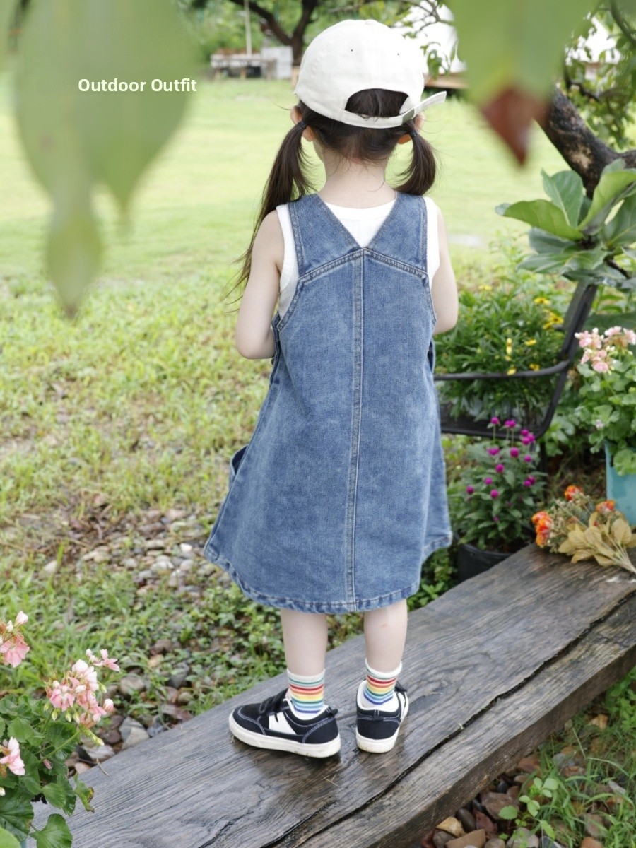 Girls Outdoor Camping Denim Ov - огляд і ціна Kids Outdoor Overalls