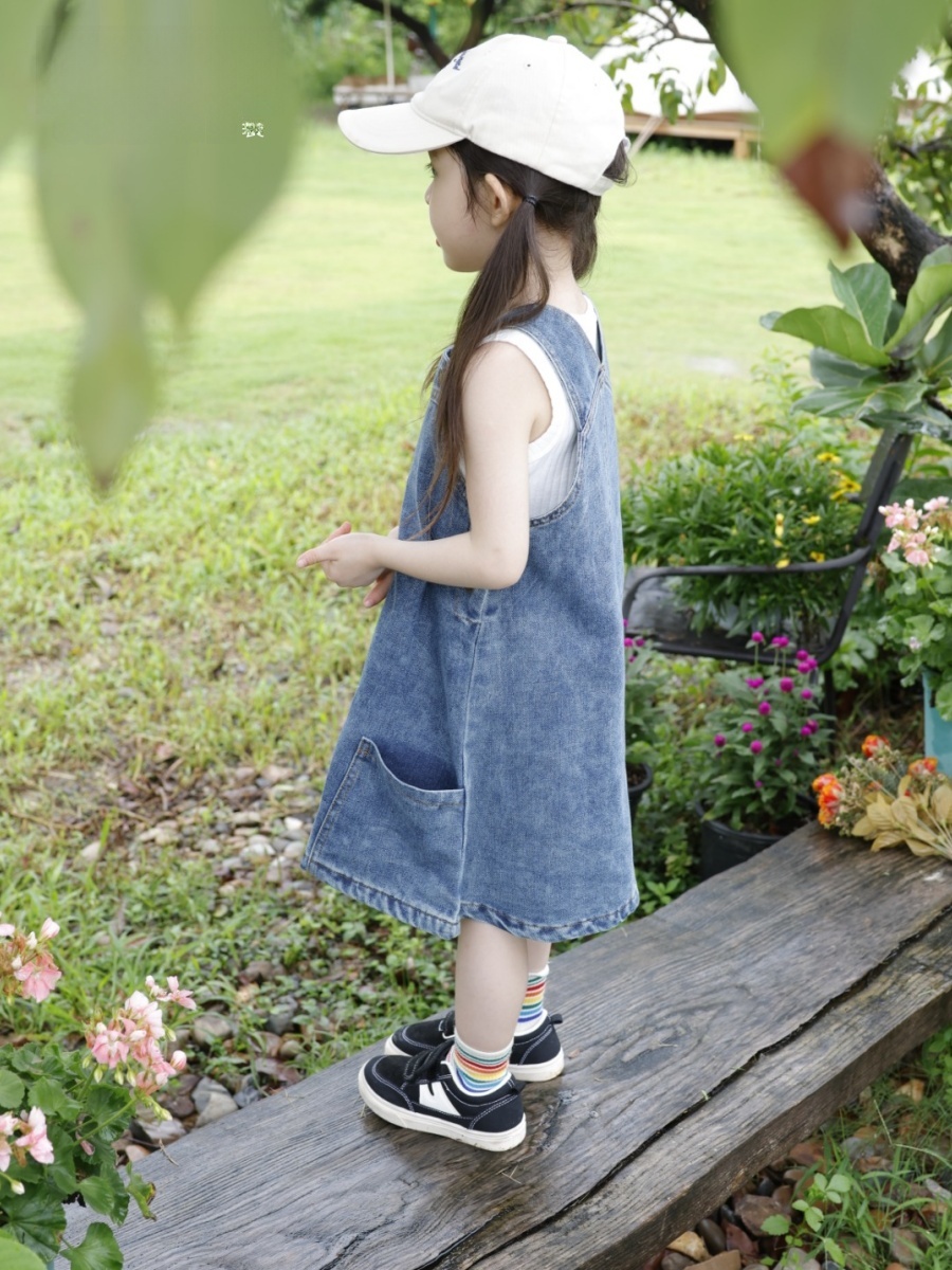 Girls Outdoor Camping Denim Ov - огляд і ціна Kids Outdoor Overalls