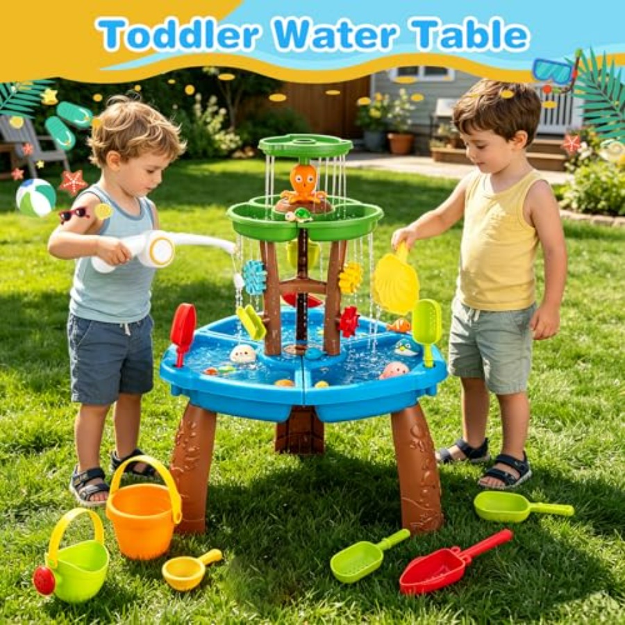 Outdoor water table toys for k - огляд і ціна Kids Outdoor Sensory Table