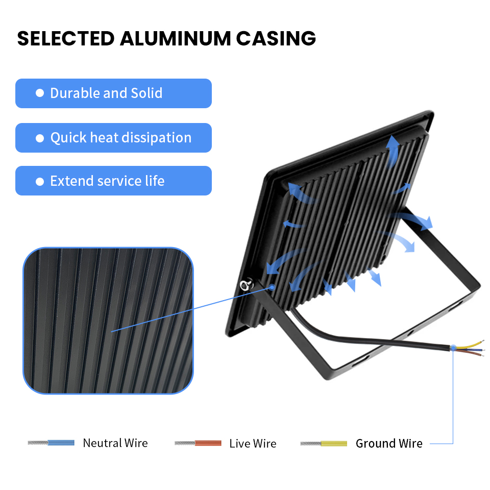 LED Floodlight AC220V 110V 10- - огляд і ціна Balance Beam Outdoor