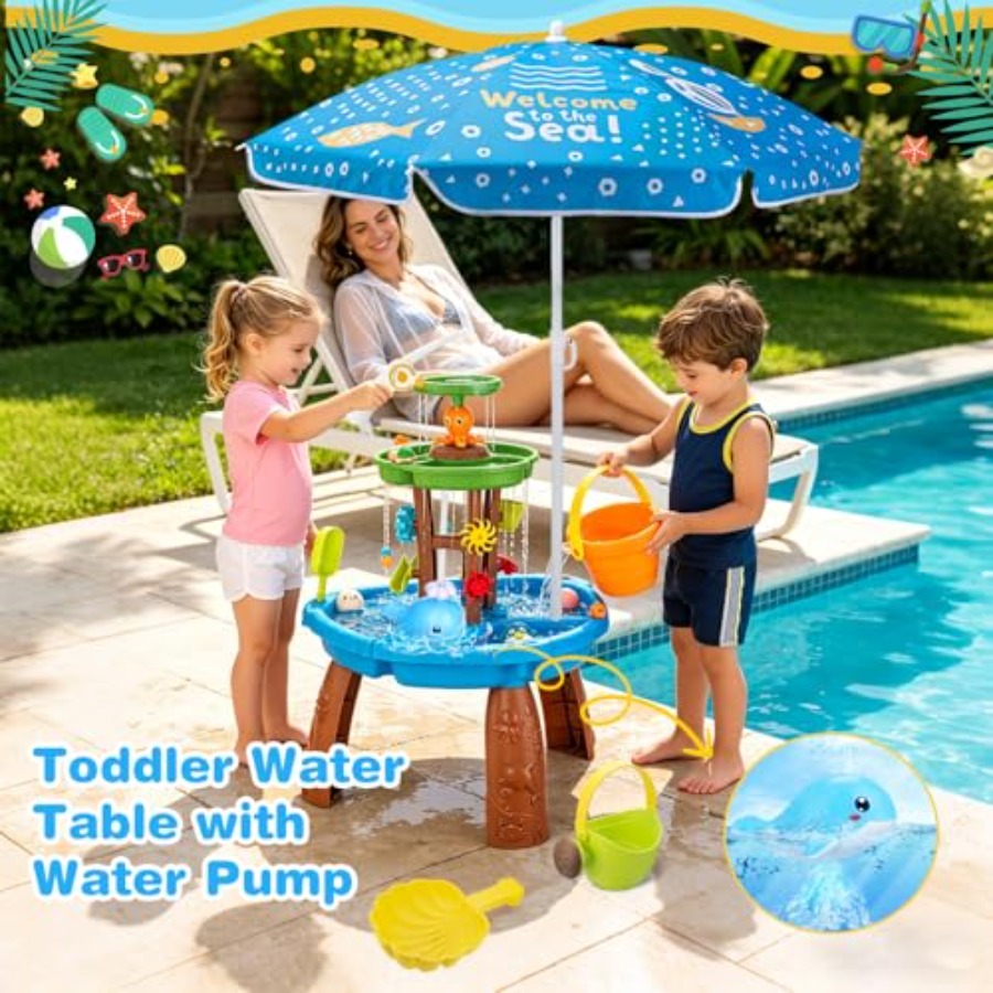 Outdoor water table for kids a - огляд і ціна Kids Outdoor Sensory Table