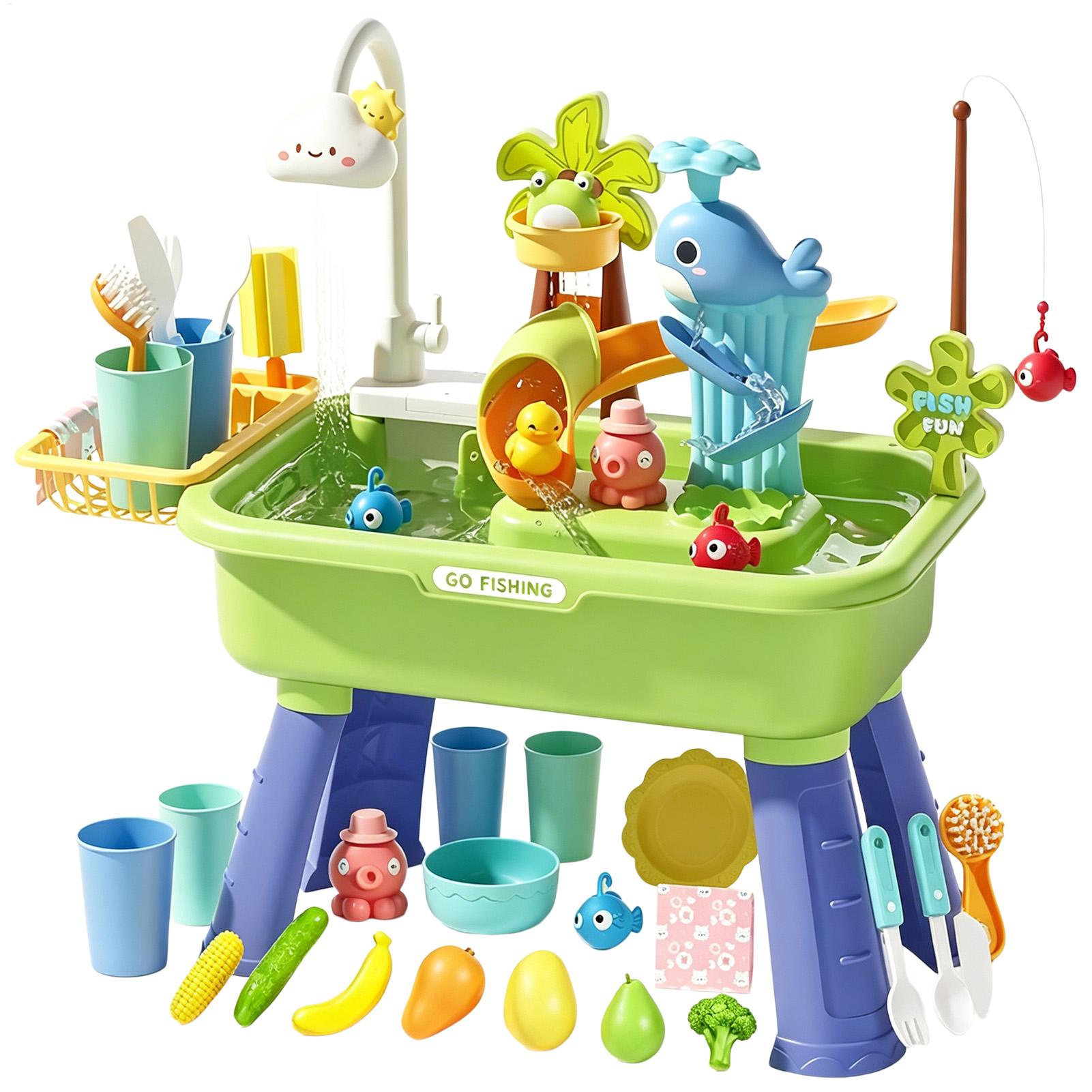 Kids Water Table with Pump, Se - огляд і ціна Kids Outdoor Sensory Table