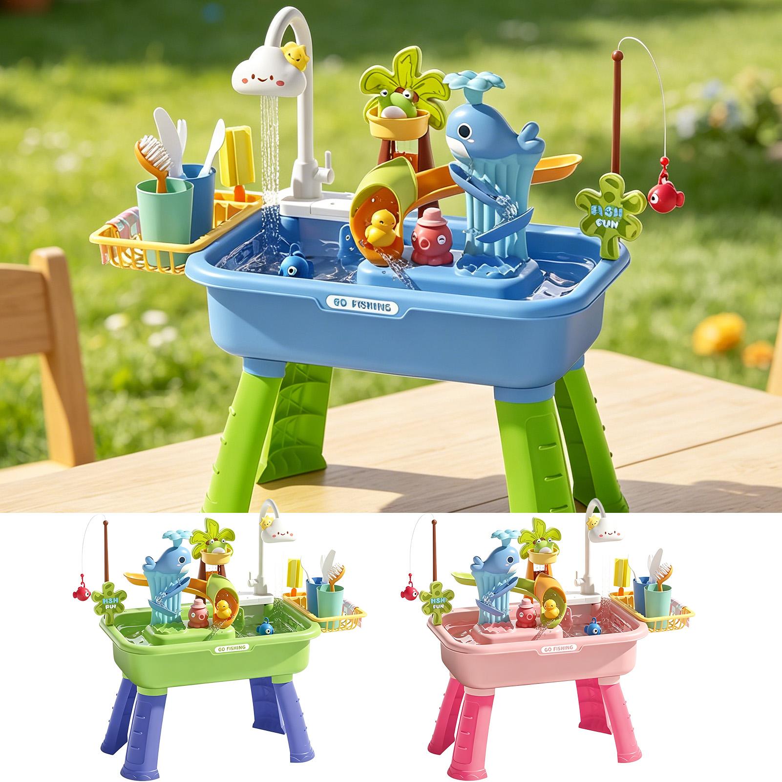 Kids Water Table with Pump, Se - огляд і ціна Kids Outdoor Sensory Table