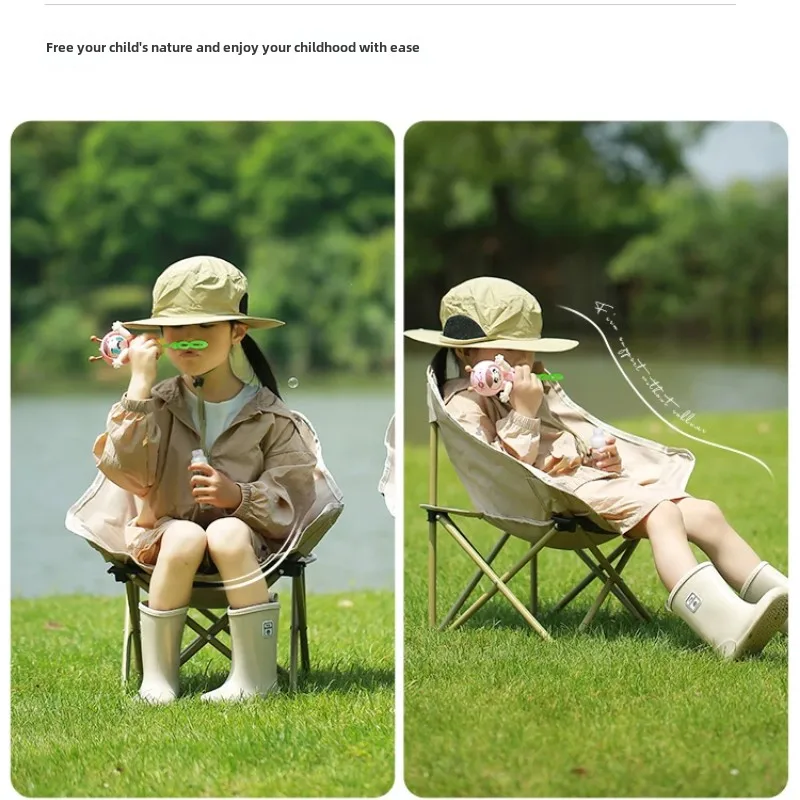 Mini Portable Folding Moon Cha - огляд і ціна Kids Outdoor Bean Bag Chair