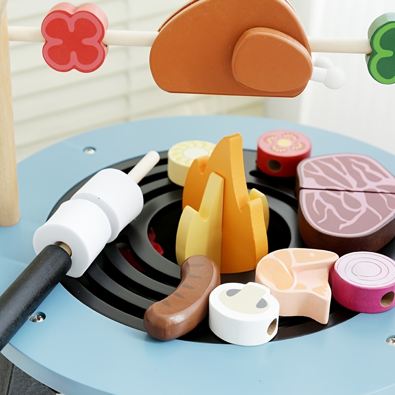Wooden Barbecue Playset For Ki - огляд і ціна Kids Outdoor Grill Set