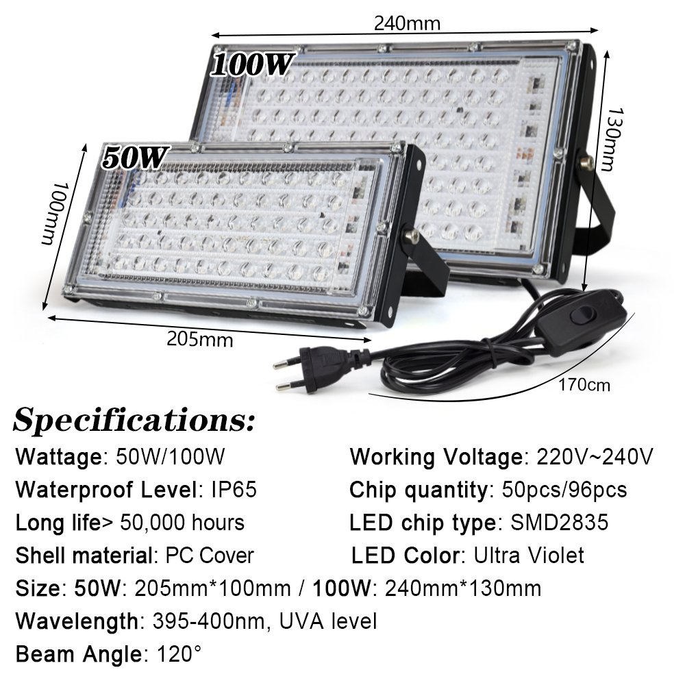 UV Led Flood Light 50W 100W 15 - огляд і ціна Balance Beam Outdoor
