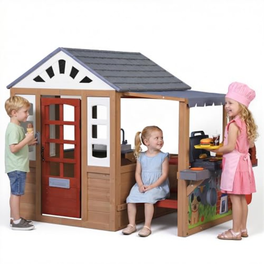 Outdoor Playhouse For Kids Age - огляд і ціна Kids Outdoor Grill Set