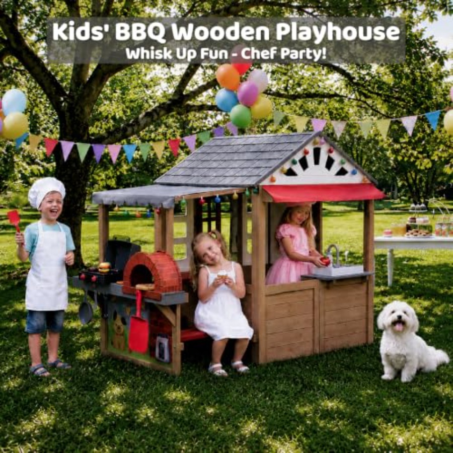 Outdoor Playhouse For Kids Age - огляд і ціна Kids Outdoor Grill Set