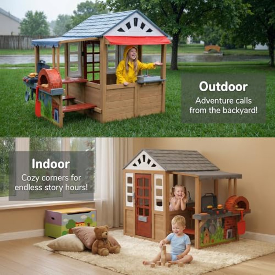 Outdoor Playhouse For Kids Age - огляд і ціна Kids Outdoor Grill Set