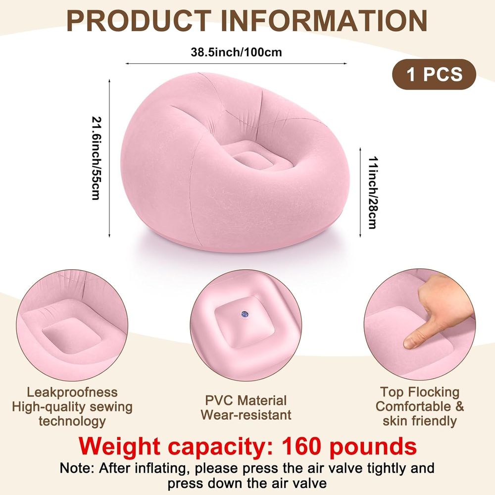 Inflatable Bean Bag Chairs, Pi - огляд і ціна Kids Outdoor Bean Bag Chair
