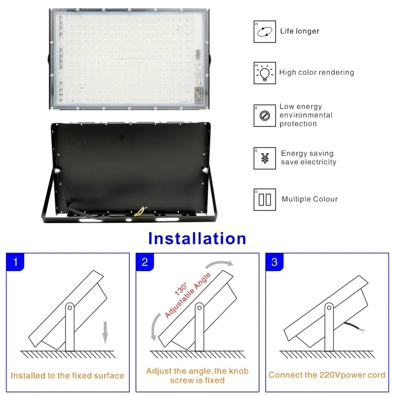 110V 220V Led Flood Light 50W  - огляд і ціна Balance Beam Outdoor