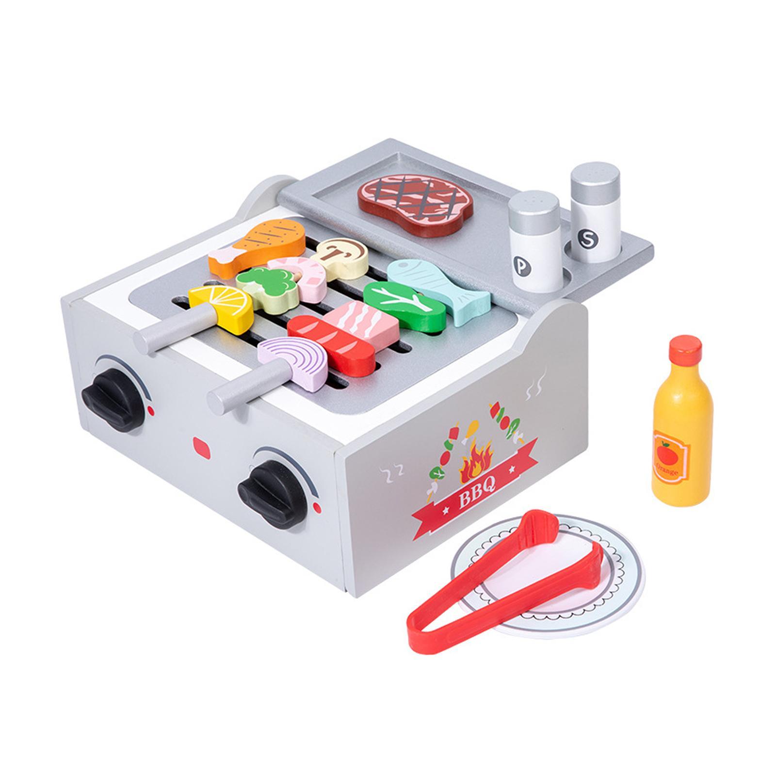 Kids Wooden Barbecue Playset - - огляд і ціна Kids Outdoor Grill Set