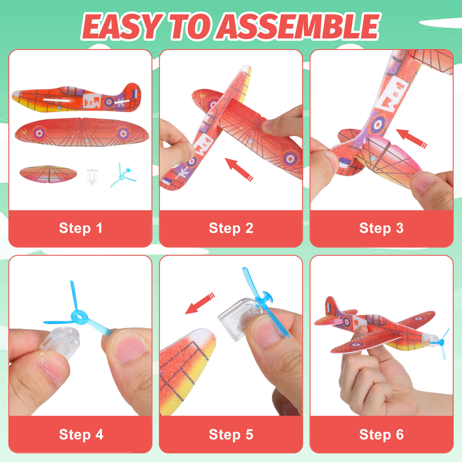 36Pcs Foam Airplane Models Hig - огляд і ціна Play Kids Outdoor