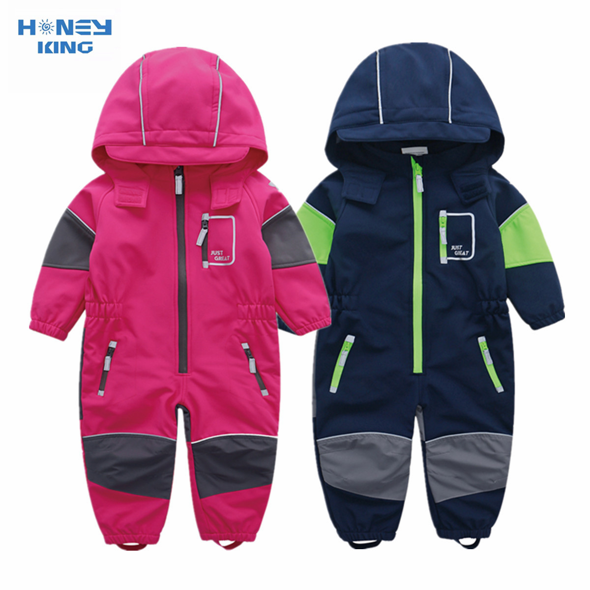 HONEYKING Children's Softshell - огляд і ціна Kids Outdoor Overalls