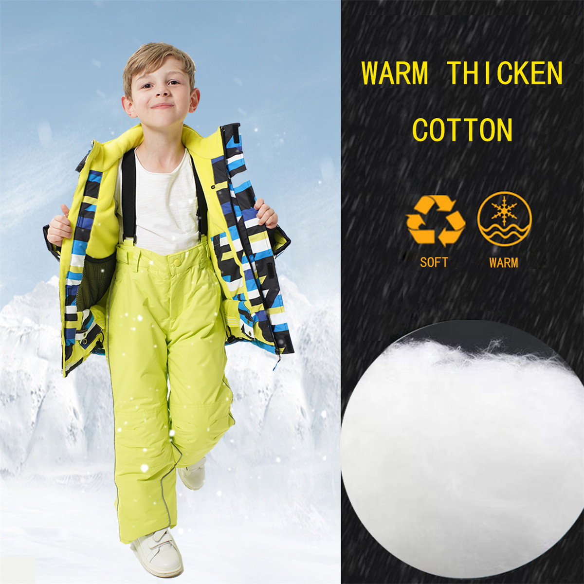 HONEYKING Kids Ski Pants Winte - огляд і ціна Kids Outdoor Overalls