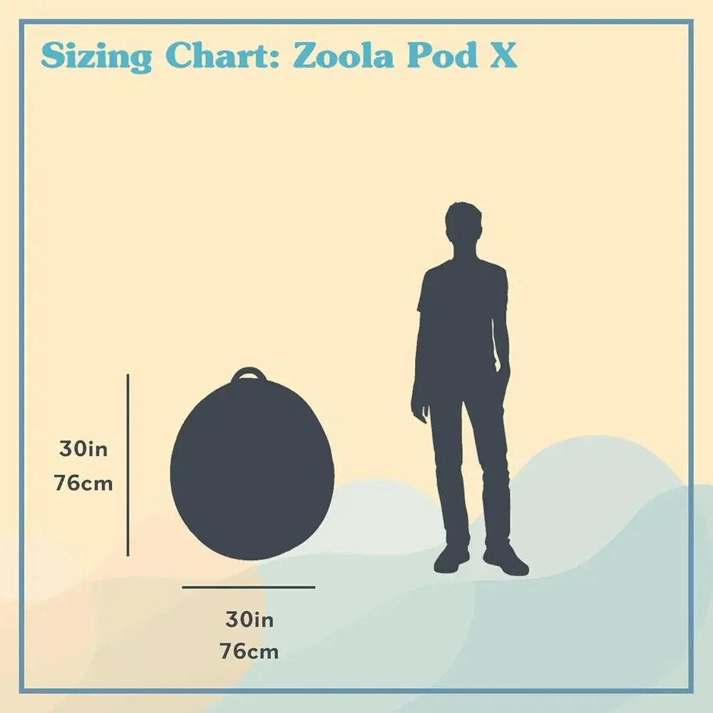 Zoola Pod X Outdoor Bean Bag C - огляд і ціна Kids Outdoor Bean Bag Chair