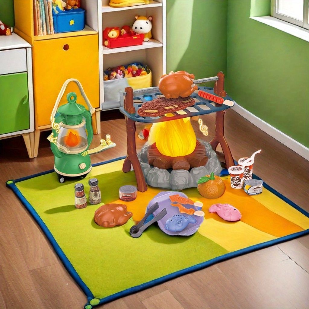 Kids Camping Play Set with LED - огляд і ціна Kids Outdoor Grill Set