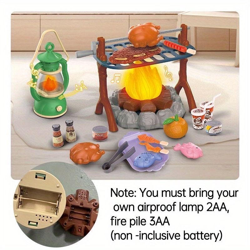 Kids Camping Play Set with LED - огляд і ціна Kids Outdoor Grill Set