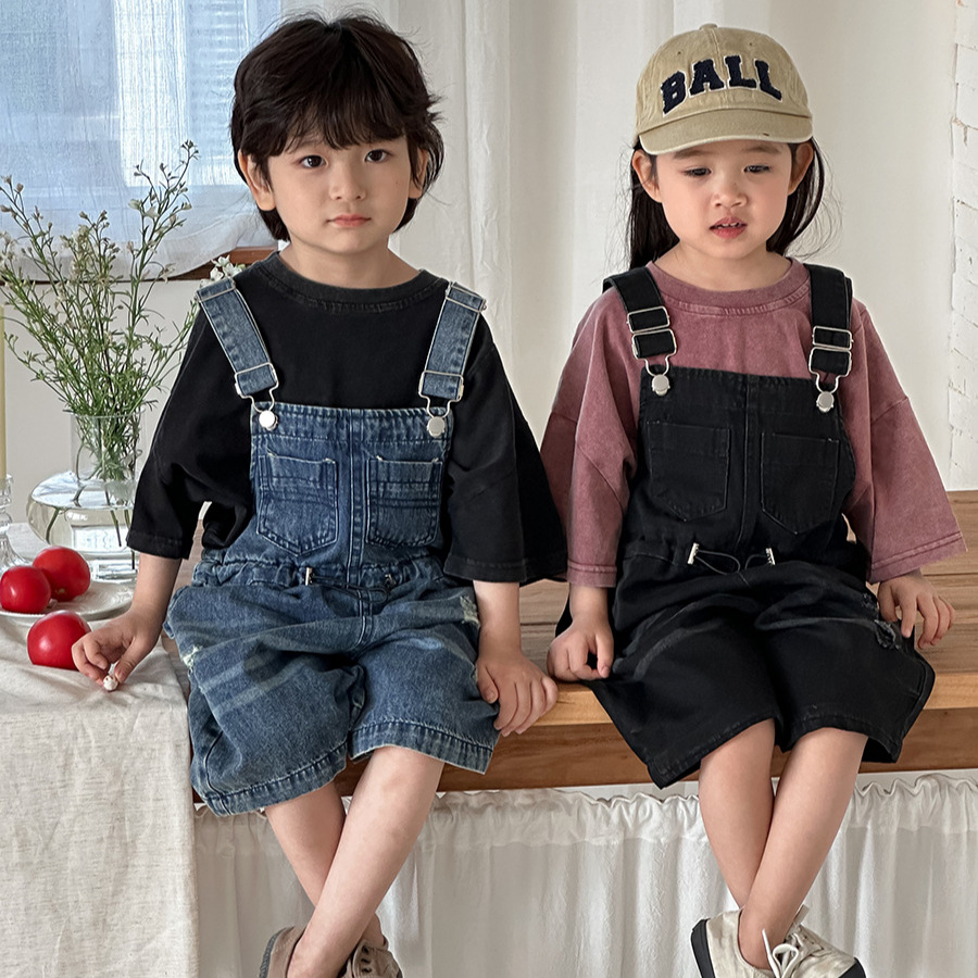 2026 Summer Unisex Kids Denim  - огляд і ціна Kids Outdoor Overalls