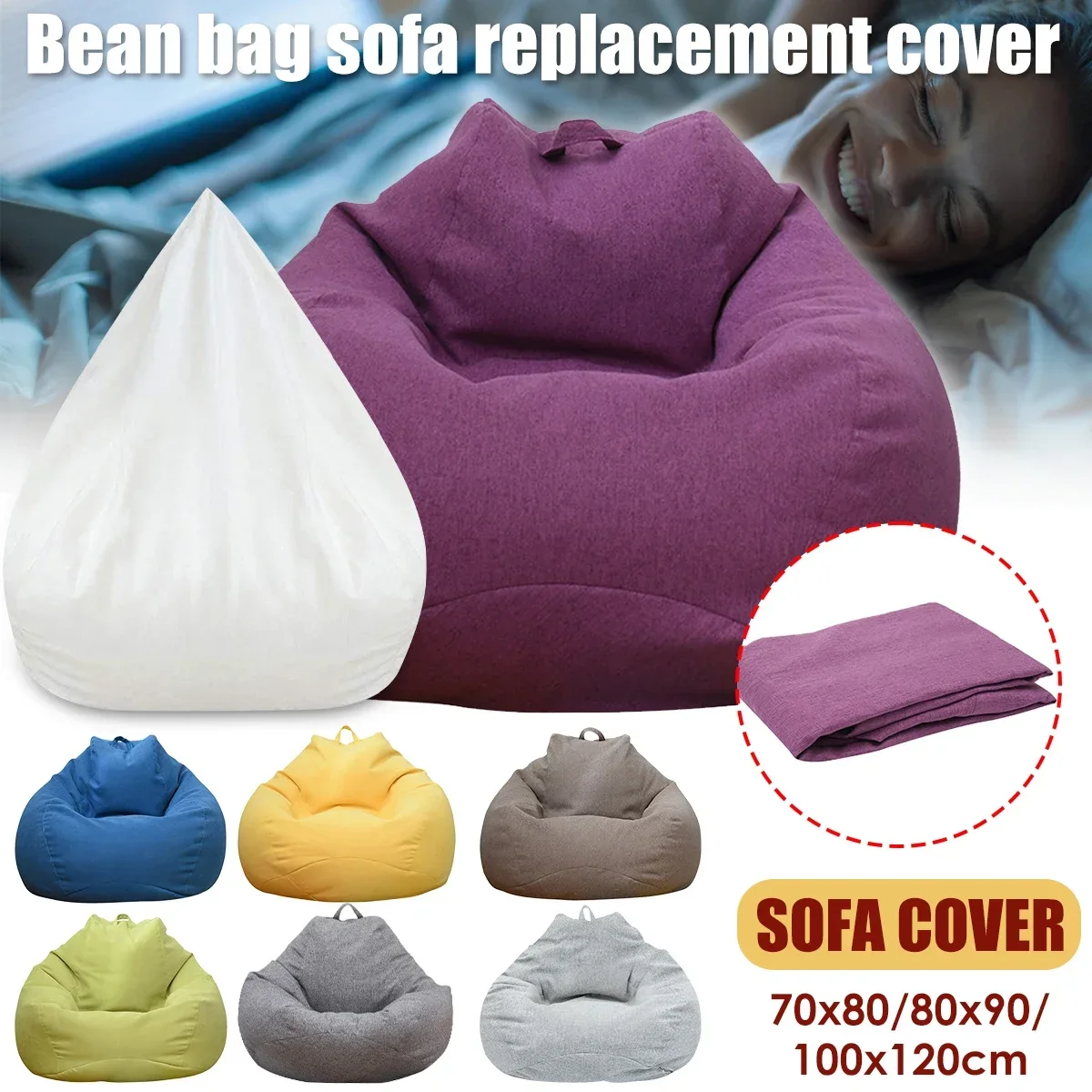 Large Bean Bag Chair Sofa Cove - огляд і ціна Kids Outdoor Bean Bag Chair