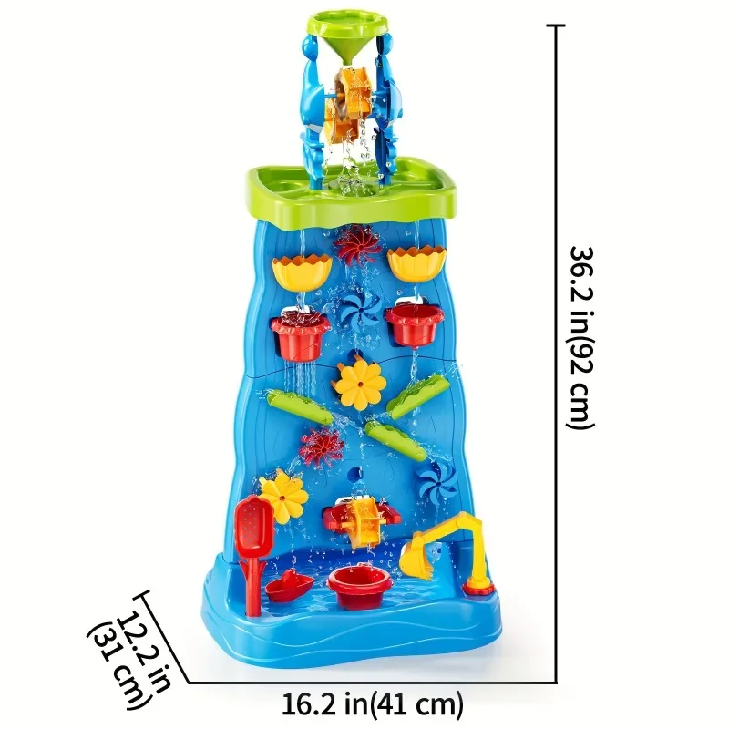 Waterfall Discovery Wall Kids  - огляд і ціна Kids Outdoor Sensory Table
