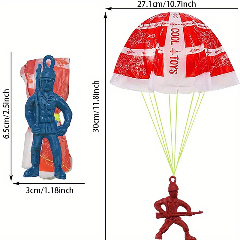 10/100pcs Parachute Toys for K - огляд і ціна Kids Outdoor Games Ideas
