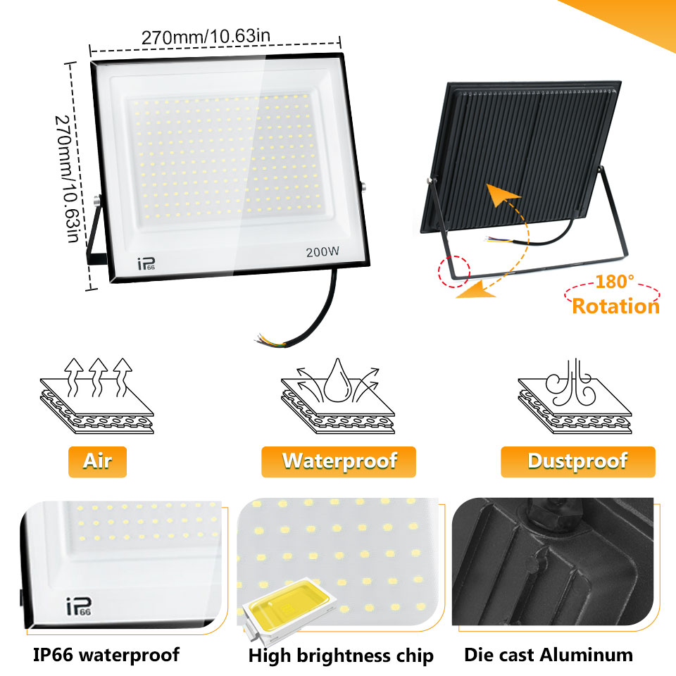 Led Flood Light IP66 Waterproo - огляд і ціна Balance Beam Outdoor