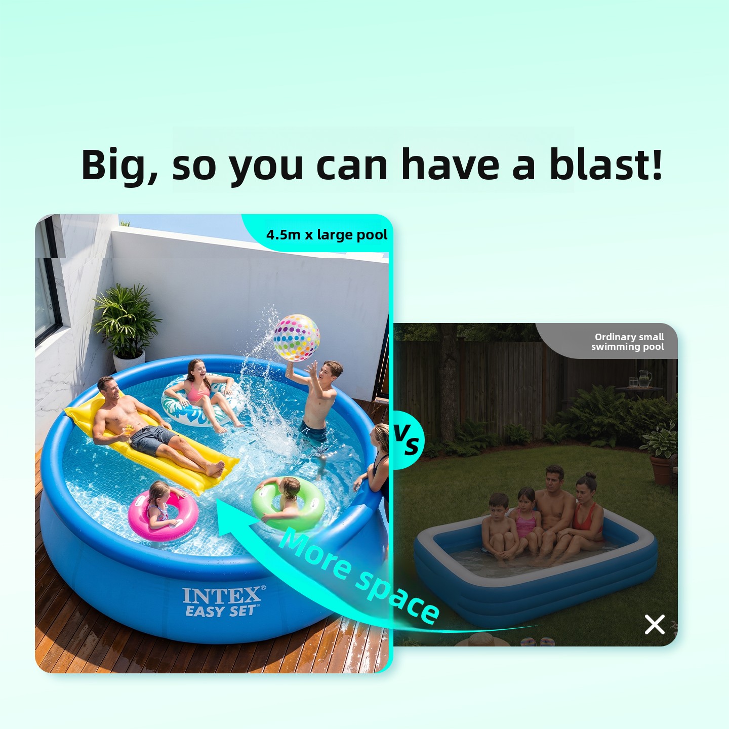 Oversized Inflatable Family Po - огляд і ціна Play Kids Outdoor