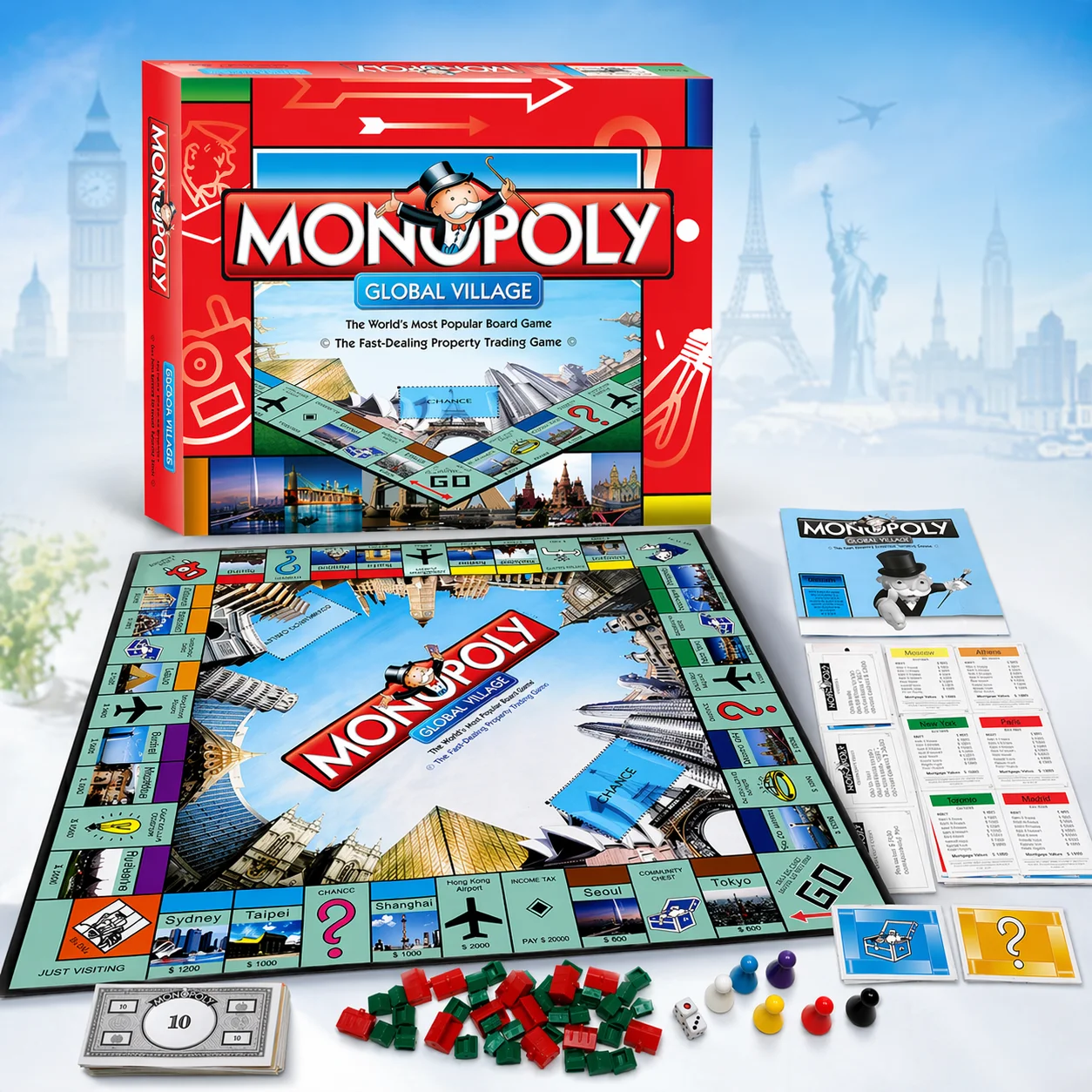 Premium MONOPOLY GLOBAL VILLAG - огляд і ціна Hasbro Game Monopoly