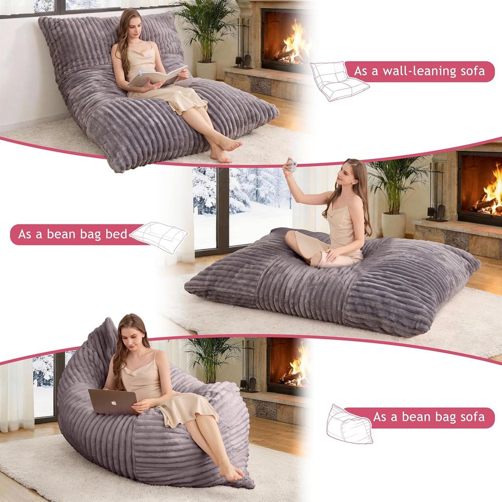3-in-1 Memory Foam Bean Bag Ch - огляд і ціна Kids Outdoor Bean Bag Chair